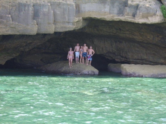  Die Grotta dei Voi, einer der Orte zum Schnorcheln 